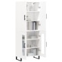 Aparador alto madera contrachapada blanco 69,5x34x180 cm de vidaXL, Aparadores - Ref: Foro24-3195755, Precio: 175,46 €, Descu...