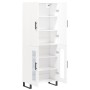 Aparador alto madera contrachapada blanco 69,5x34x180 cm de vidaXL, Aparadores - Ref: Foro24-3195755, Precio: 175,46 €, Descu...