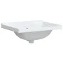 Rechteckiges Waschbecken aus Keramik weiß 61x48x23 cm von vidaXL, Sinkt - Ref: Foro24-153704, Preis: 55,87 €, Rabatt: %