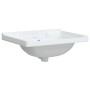 Rectangular white ceramic bathroom sink 61x48x23 cm by vidaXL, Sinks - Ref: Foro24-153704, Price: 57,44 €, Discount: %
