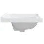 Rechteckiges Waschbecken aus Keramik weiß 61x48x23 cm von vidaXL, Sinkt - Ref: Foro24-153704, Preis: 55,87 €, Rabatt: %