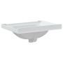 Lavabo de baño rectangular cerámica blanco 61x48x23 cm de vidaXL, Lavabos - Ref: Foro24-153704, Precio: 57,44 €, Descuento: %