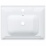 Rectangular white ceramic bathroom sink 61x48x23 cm by vidaXL, Sinks - Ref: Foro24-153704, Price: 57,44 €, Discount: %