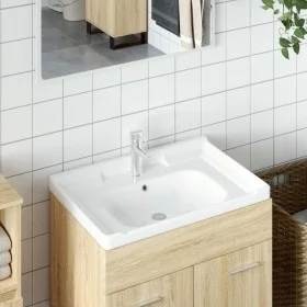 White ceramic rectangular bathroom sink 71x48x23 cm by vidaXL, Sinks - Ref: Foro24-153705, Price: 63,07 €, Discount: %