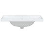 Rectangular white ceramic bathroom sink 81x48x23 cm by vidaXL, Sinks - Ref: Foro24-153706, Price: 91,43 €, Discount: %