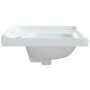 Rectangular white ceramic bathroom sink 81x48x23 cm by vidaXL, Sinks - Ref: Foro24-153706, Price: 91,43 €, Discount: %