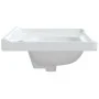 Rectangular white ceramic bathroom sink 81x48x23 cm by vidaXL, Sinks - Ref: Foro24-153706, Price: 66,93 €, Discount: %