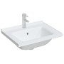 Rechteckiges Waschbecken aus weißer Keramik, 61 x 48 x 19,5 cm von vidaXL, Sinkt - Ref: Foro24-153709, Preis: 87,89 €, Rabatt: %