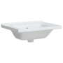 White ceramic rectangular bathroom sink 61x48x19.5 cm by vidaXL, Sinks - Ref: Foro24-153709, Price: 96,67 €, Discount: %