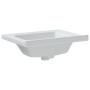 Rechteckiges Waschbecken aus weißer Keramik, 61 x 48 x 19,5 cm von vidaXL, Sinkt - Ref: Foro24-153709, Preis: 87,89 €, Rabatt: %