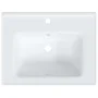 White ceramic rectangular bathroom sink 61x48x19.5 cm by vidaXL, Sinks - Ref: Foro24-153709, Price: 79,92 €, Discount: %