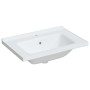 Lavabo de baño rectangular cerámica blanco 71x48x19,5 cm de vidaXL, Lavabos - Ref: Foro24-153710, Precio: 111,61 €