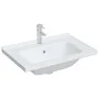 Rechteckiges Waschbecken aus Keramik weiß 71x48x19,5 cm von vidaXL, Sinkt - Ref: Foro24-153710, Preis: 71,21 €, Rabatt: %