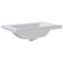 Lavabo de baño rectangular cerámica blanco 71x48x19,5 cm de vidaXL, Lavabos - Ref: Foro24-153710, Precio: 111,61 €