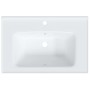 Rectangular white ceramic bathroom sink 71x48x19.5 cm by vidaXL, Sinks - Ref: Foro24-153710, Price: 112,11 €, Discount: %