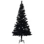 Árbol de Navidad artificial con soporte negro PVC 210 cm