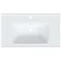 Rechteckiges Waschbecken aus weißer Keramik, 81 x 48 x 19,5 cm von vidaXL, Sinkt - Ref: Foro24-153711, Preis: 127,58 €, Rabat...