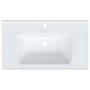 White ceramic rectangular bathroom sink 81x48x19.5 cm by vidaXL, Sinks - Ref: Foro24-153711, Price: 129,76 €, Discount: %
