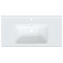 Lavabo de baño rectangular cerámica blanco 91,5x48x19,5 cm de vidaXL, Lavabos - Ref: Foro24-153712, Precio: 166,58 €, Descuen...