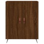Hohes Sideboard Sperrholz braune Eiche 69,5x34x180 cm von vidaXL, Sideboards - Ref: Foro24-3198192, Preis: 175,64 €, Rabatt: %