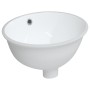 Ovales Waschbecken aus weißer Keramik, 33 x 29 x 16,5 cm von vidaXL, Sinkt - Ref: Foro24-153715, Preis: 49,51 €, Rabatt: %