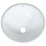 Lavabo de baño ovalado cerámica blanco 33x29x16,5 cm de vidaXL, Lavabos - Ref: Foro24-153715, Precio: 49,51 €