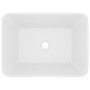 Luxuswaschbecken aus mattweißer Keramik, 41 x 30 x 12 cm von vidaXL, Sinkt - Ref: Foro24-147042, Preis: 75,92 €, Rabatt: %
