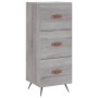 Hohes Sonoma-Sideboard aus grauem Sperrholz, 34,5 x 34 x 180 cm von vidaXL, Sideboards - Ref: Foro24-3198831, Preis: 113,00 €...