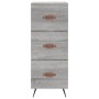 Hohes Sonoma-Sideboard aus grauem Sperrholz, 34,5 x 34 x 180 cm von vidaXL, Sideboards - Ref: Foro24-3198831, Preis: 113,00 €...