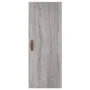 Tall Sonoma gray plywood sideboard 34.5x34x180 cm by vidaXL, Sideboards - Ref: Foro24-3198831, Price: 111,72 €, Discount: %