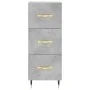 Aparador de madera contrachapada gris hormigón 34,5x34x180 cm de vidaXL, Aparadores - Ref: Foro24-3198837, Precio: 107,29 €, ...