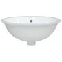 Ovales Keramik-Waschbecken weiß 47x39x21 cm von vidaXL, Sinkt - Ref: Foro24-153719, Preis: 58,03 €, Rabatt: %