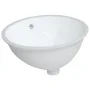 Ovales Waschbecken aus weißer Keramik, 49 x 40,5 x 21 cm von vidaXL, Sinkt - Ref: Foro24-153720, Preis: 66,13 €, Rabatt: %