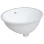 Ovales Waschbecken aus weißer Keramik, 49 x 40,5 x 21 cm von vidaXL, Sinkt - Ref: Foro24-153720, Preis: 79,62 €, Rabatt: %