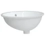 Ovales Waschbecken aus weißer Keramik, 49 x 40,5 x 21 cm von vidaXL, Sinkt - Ref: Foro24-153720, Preis: 66,13 €, Rabatt: %