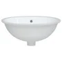 Ovales Waschbecken aus weißer Keramik, 49 x 40,5 x 21 cm von vidaXL, Sinkt - Ref: Foro24-153720, Preis: 66,13 €, Rabatt: %
