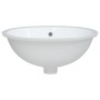 Ovales Waschbecken aus weißer Keramik, 49 x 40,5 x 21 cm von vidaXL, Sinkt - Ref: Foro24-153720, Preis: 79,62 €, Rabatt: %
