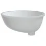 Ovales Waschbecken aus weißer Keramik, 49 x 40,5 x 21 cm von vidaXL, Sinkt - Ref: Foro24-153720, Preis: 66,13 €, Rabatt: %