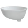 Ovales Waschbecken aus weißer Keramik, 49 x 40,5 x 21 cm von vidaXL, Sinkt - Ref: Foro24-153720, Preis: 79,62 €, Rabatt: %