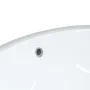 White ceramic oval bathroom sink 49x40.5x21 cm by vidaXL, Sinks - Ref: Foro24-153720, Price: 66,13 €, Discount: %