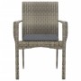 Garden chairs with cushions 2 units gray synthetic rattan by vidaXL, Garden chairs - Ref: Foro24-319882, Price: 114,05 €, Dis...