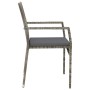 Garden chairs with cushions 2 units gray synthetic rattan by vidaXL, Garden chairs - Ref: Foro24-319882, Price: 114,05 €, Dis...