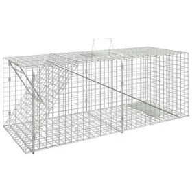 Trampa para animales hierro galvanizado 64,5x25x26,5 cm de vidaXL, Trampas para animales - Ref: Foro24-154933, Precio: 38,31 ...