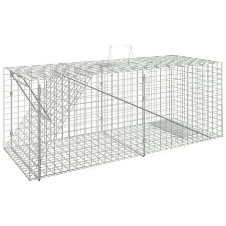 Galvanized iron animal trap 64.5x25x26.5 cm by vidaXL, Animal traps - Ref: Foro24-154933, Price: 38,31 €, Discount: %