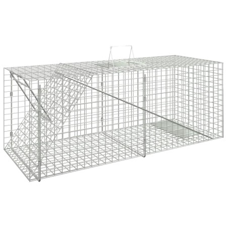 Trampa para animales hierro galvanizado 64,5x25x26,5 cm de vidaXL, Trampas para animales - Ref: Foro24-154933, Precio: 39,16 ...
