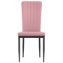 Esszimmerstühle 2 Einheiten rosa Samt von vidaXL, Essstühle - Ref: Foro24-326097, Preis: 80,37 €, Rabatt: %
