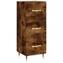 Sideboard aus geräuchertem Eichensperrholz, 34,5 x 34 x 180 cm von vidaXL, Sideboards - Ref: Foro24-3198838, Preis: 107,50 €,...