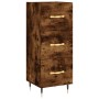 Sideboard aus geräuchertem Eichensperrholz, 34,5 x 34 x 180 cm von vidaXL, Sideboards - Ref: Foro24-3198838, Preis: 108,79 €,...