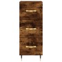 Sideboard aus geräuchertem Eichensperrholz, 34,5 x 34 x 180 cm von vidaXL, Sideboards - Ref: Foro24-3198838, Preis: 108,79 €,...