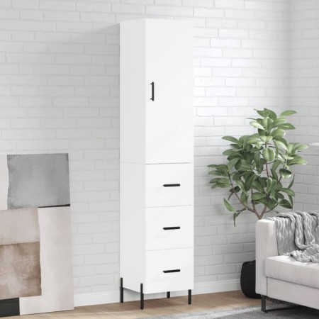 Hohes Sideboard Sperrholz weiß 34,5x34x180 cm von vidaXL, Sideboards - Ref: Foro24-3198857, Preis: 132,13 €, Rabatt: %